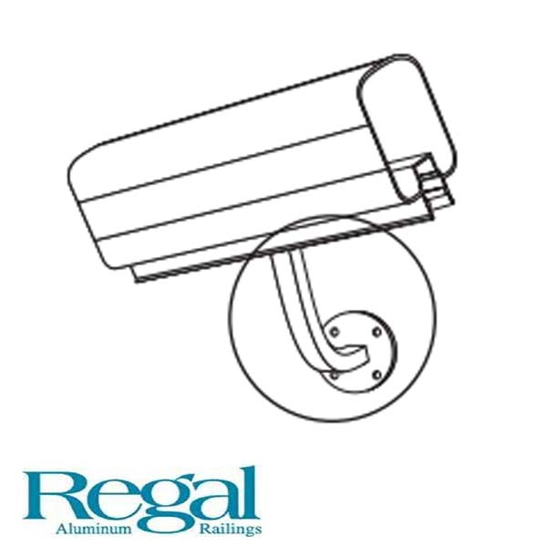 Regal Railing Handrail Bracket Illustration