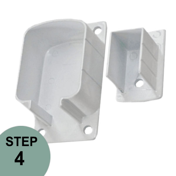 Regal Rail Wall Bracket - White