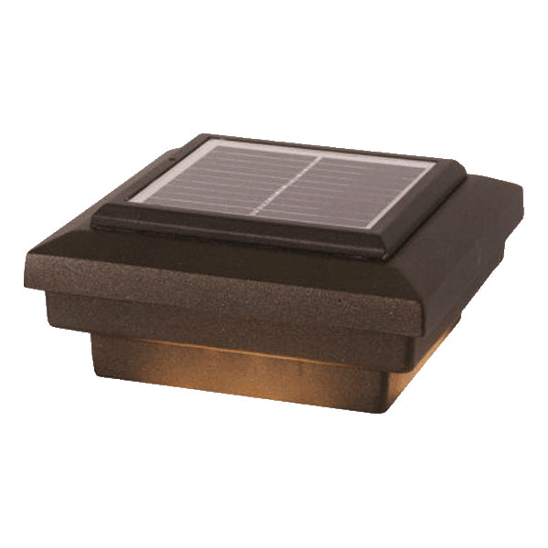 Dekor Savvy Solar Post Cap Light - Bronze