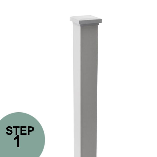 Step 1 - Trex Select All-In-One Post Sleeve Kit