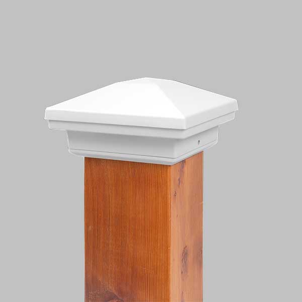 DekPro Effex Summit Pyramid Post Cap - White
