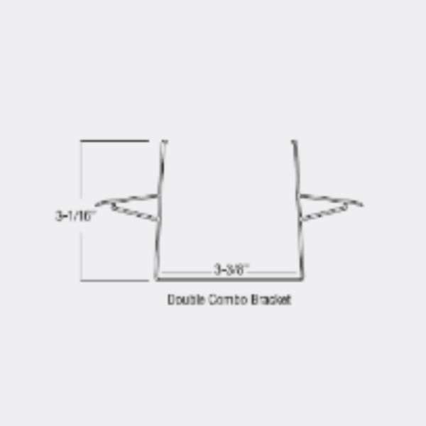 DrySpace Double Combo Bracket Illustration