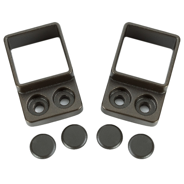 Impression Rail Express Modern Wall Mount Bracket - Dark Bronze