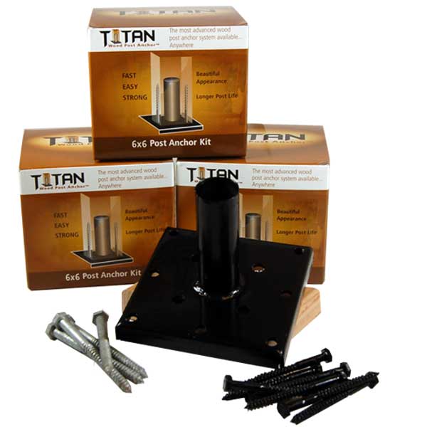 Titan 6x6 Post Anchors
