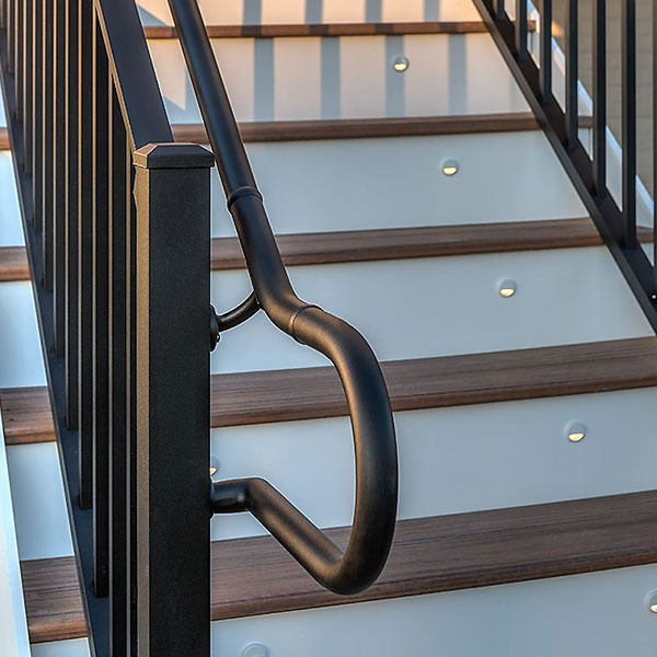 Trex-ADA-180-Degree-Aluminum-Elbow-Handrail Black