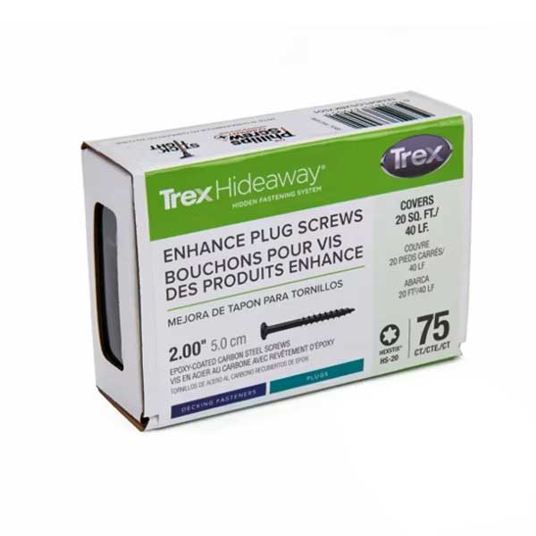 Trex Enhance Deck Plug Screws - 75CT
