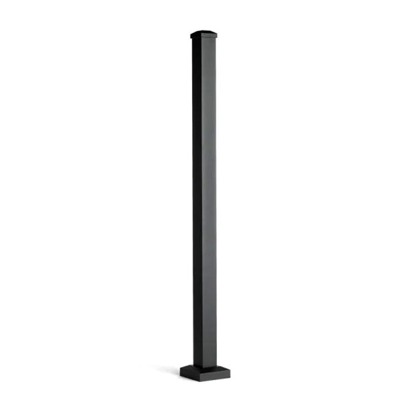 Trex Select Aluminum Blank Post - Charcoal Black