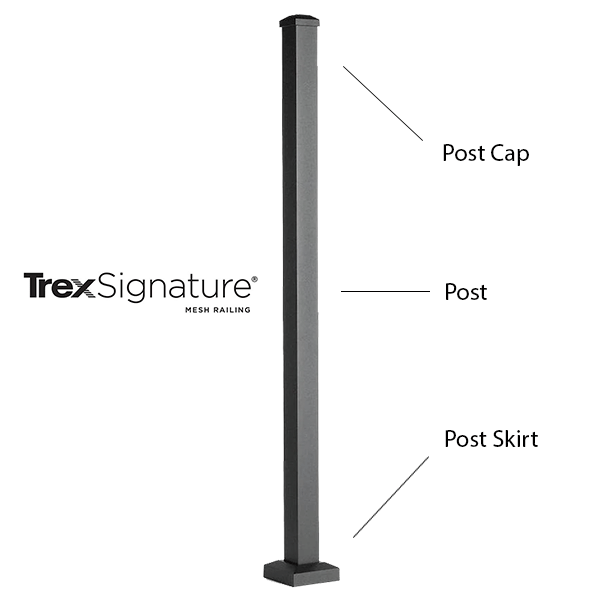 Trex Signature Railing Post Kit