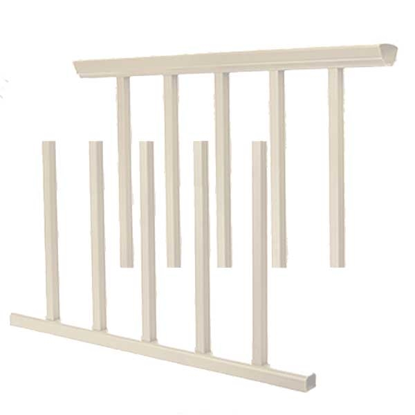 Prestige Aluminum Level Rail Kit by DekPro - White
