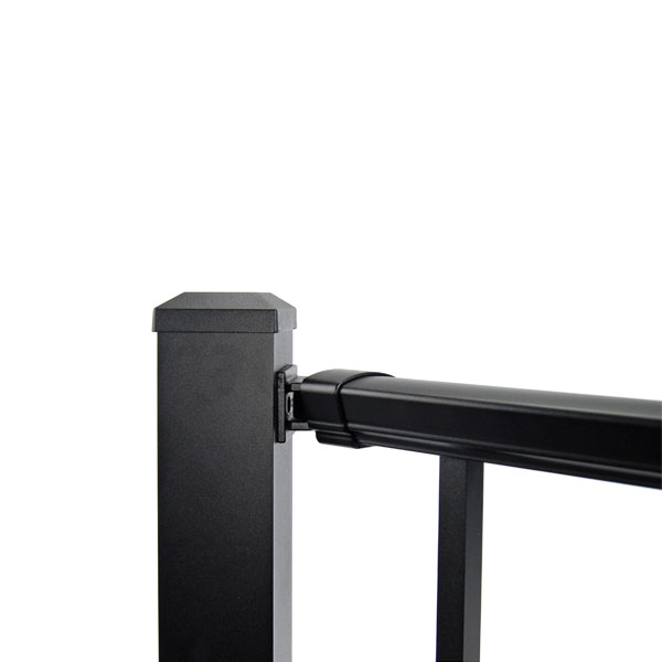 Prestige Aluminum Rail Bracket - Top Level Swivel - Absolute Black