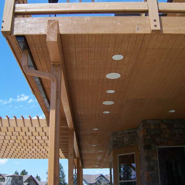 Trex RainEscape Trough - Installed