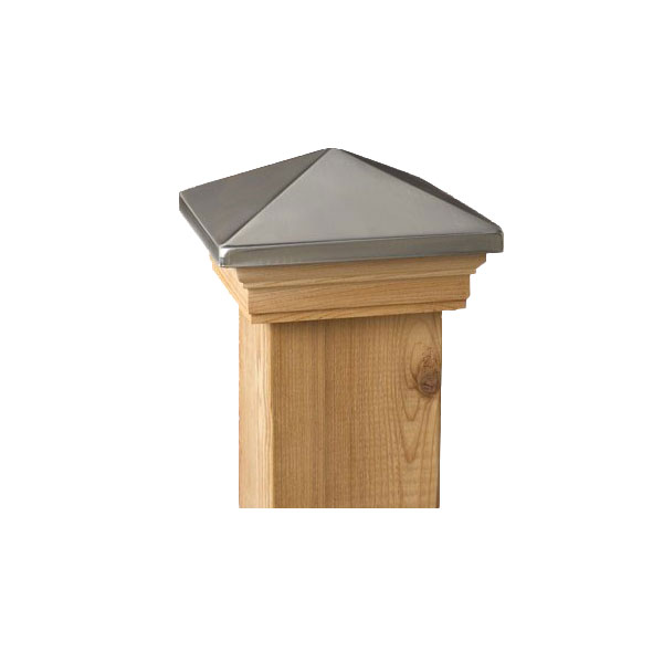 Deckorators Victorian Style Post Cap by Maine Ornamental - Stainless