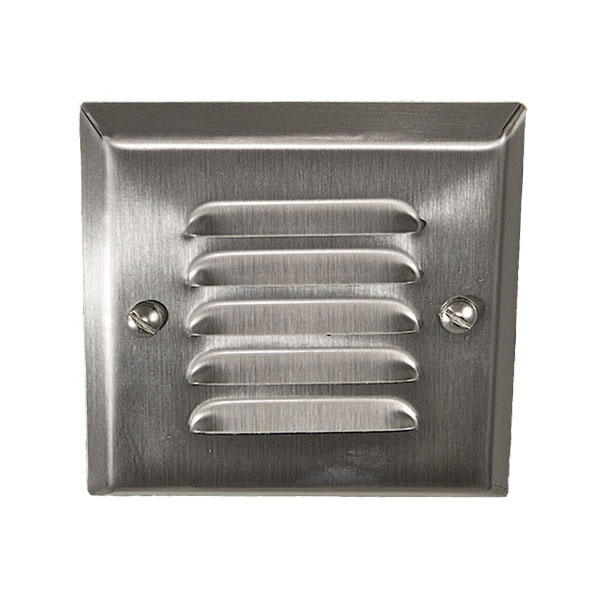 Highpoint Yellow Stone Recessed Step Light - Brushed Stainless