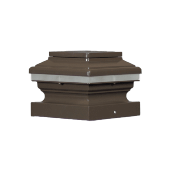 Zena Solar Post Cap Light - Bronze
