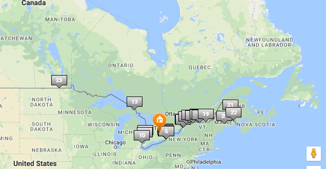 Canadian Ship To The Border Locations