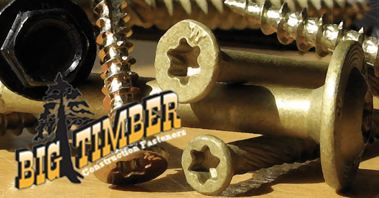 Big Timber Screw Products at The Deck Store Online