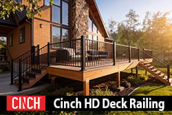 Cinch HD Steel Deck Railing