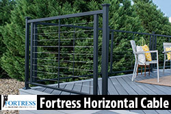Fortress Horizontal Cable Rail