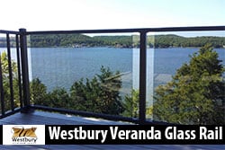 Westbury Veranda Glass Railing