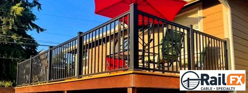 RailFX Oasis Picket Deck Railing