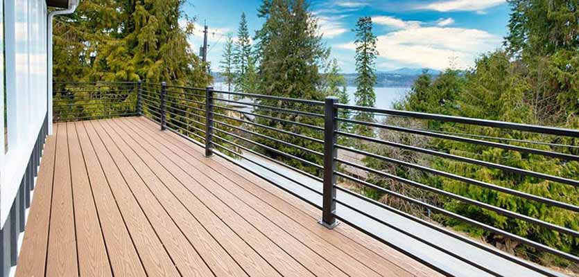 metal deck railing