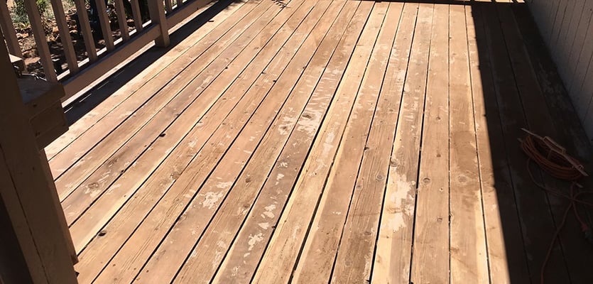 Sanded Deck