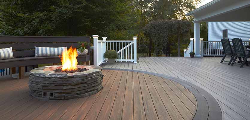 deck fireplace