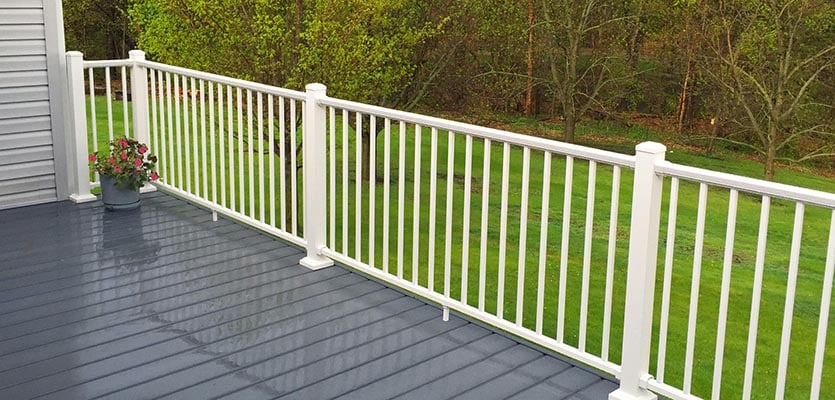 dek pro white prestige railing