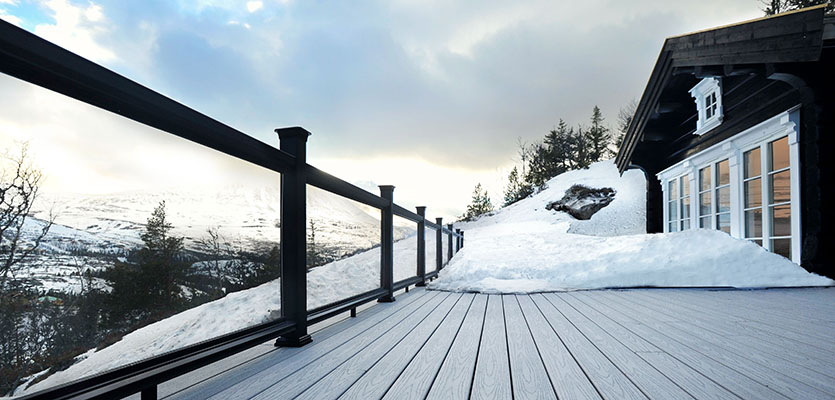 can you build a deck in the winter