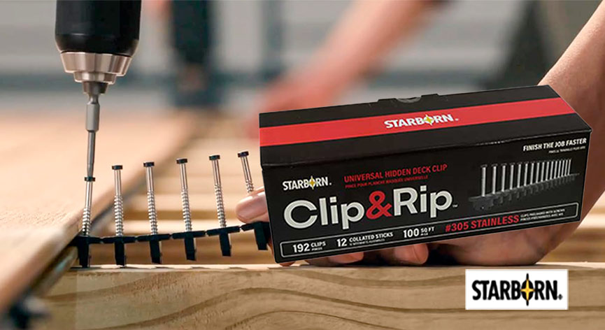 Starborn Clip & Rip Universal Hidden Deck Clips